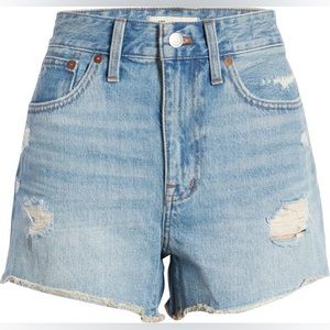 Madewell Relaxed Destructed Edition Denim Shorts Women’s Size 26